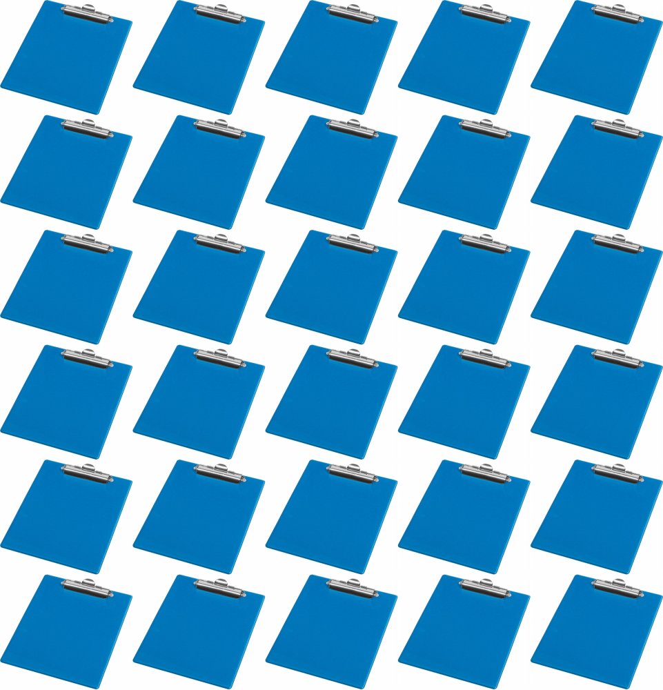 30x Clipboard Panta Plast Fokus, A4, niebieski