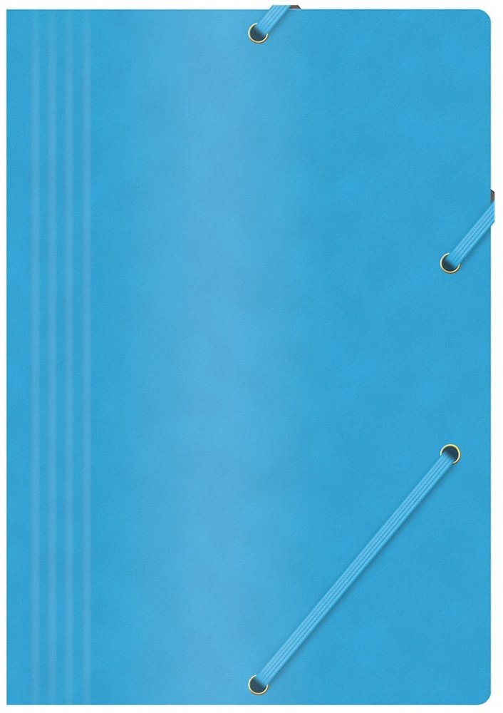 Teczka z gumką Office Products A4, 390g/m2, preszpanowa, niebieski