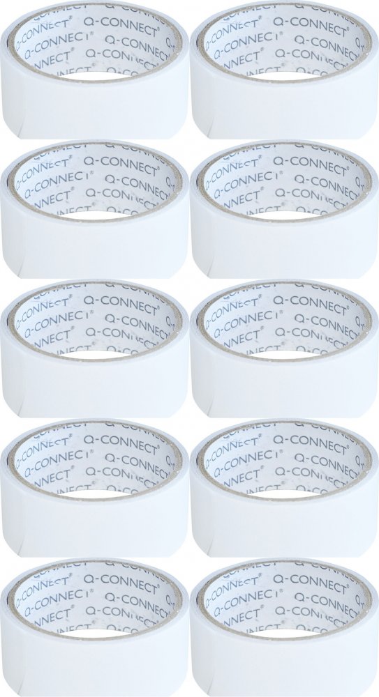 10x Taśma dwustronna Q-CONNECT, 38mm x 5m, przezroczysty