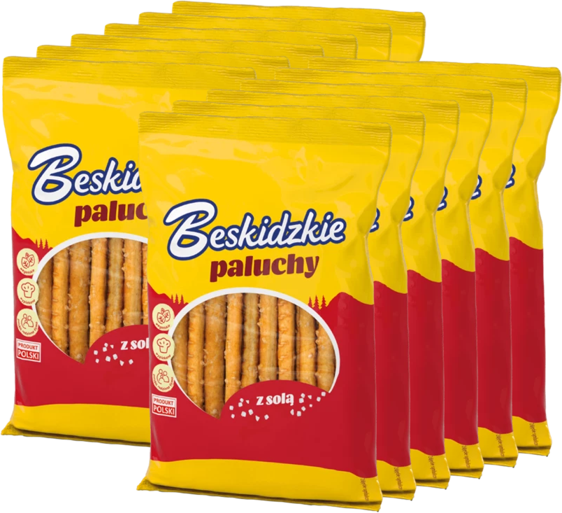 12x Paluchy Beskidzkie, z solą, 100g