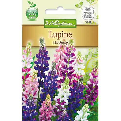 1 pac, Lupin, mix multicolor - Semințe: Mod de ambalare: 1 pac