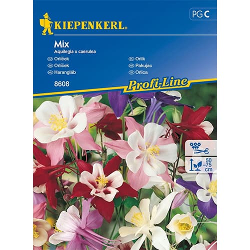 1 pac, Căldărușă (Aquilegia) mix multicolor - Semințe: Mod de ambalare: 1 pac