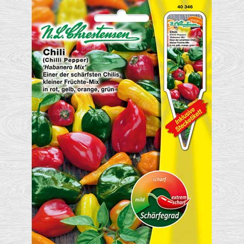 1 pac, Ardei iute Habanero Mix - Semințe: Mod de ambalare: 1 pac