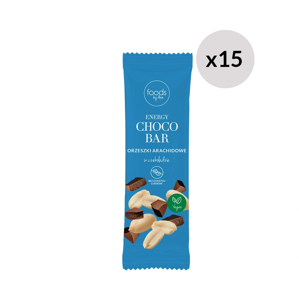 Energy Choco Bar Orzeszki Arachidowe, 35 g x15
