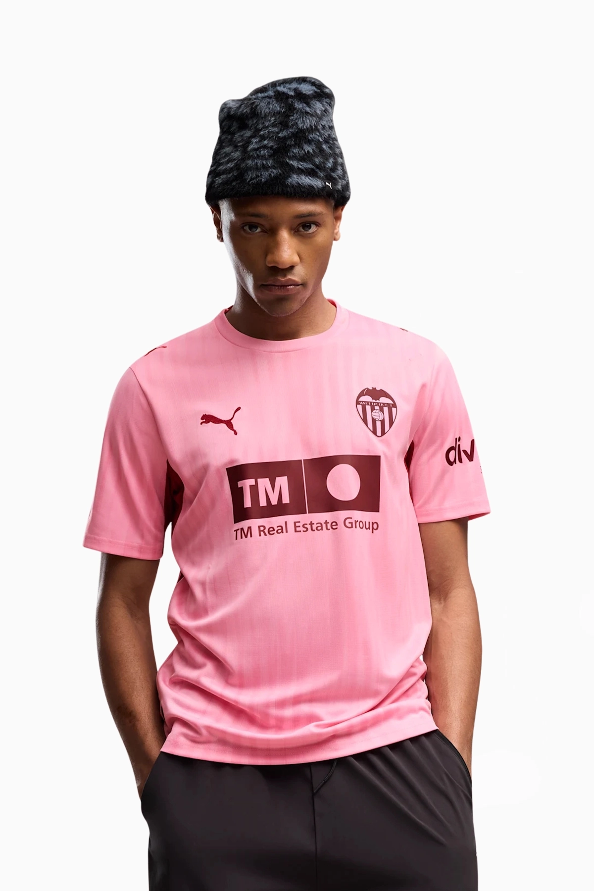 Koszulka Puma Valencia CF 26/27 Trzecia Replica - Różowy