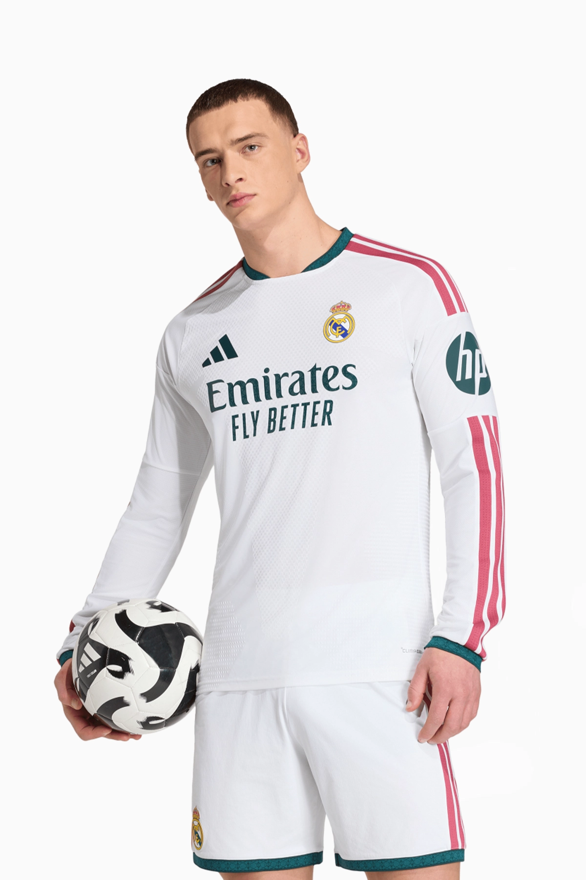 Koszulka z długim rękawem adidas Real Madryt 26/27 Domowa Authentic - Biały