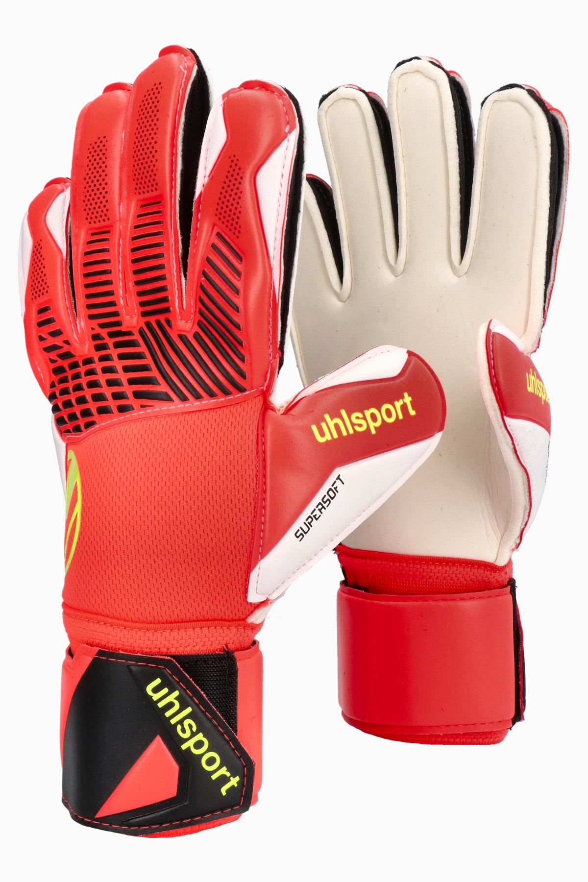 Rękawice Uhlsport FM ZNE Supersoft - Czerwony
