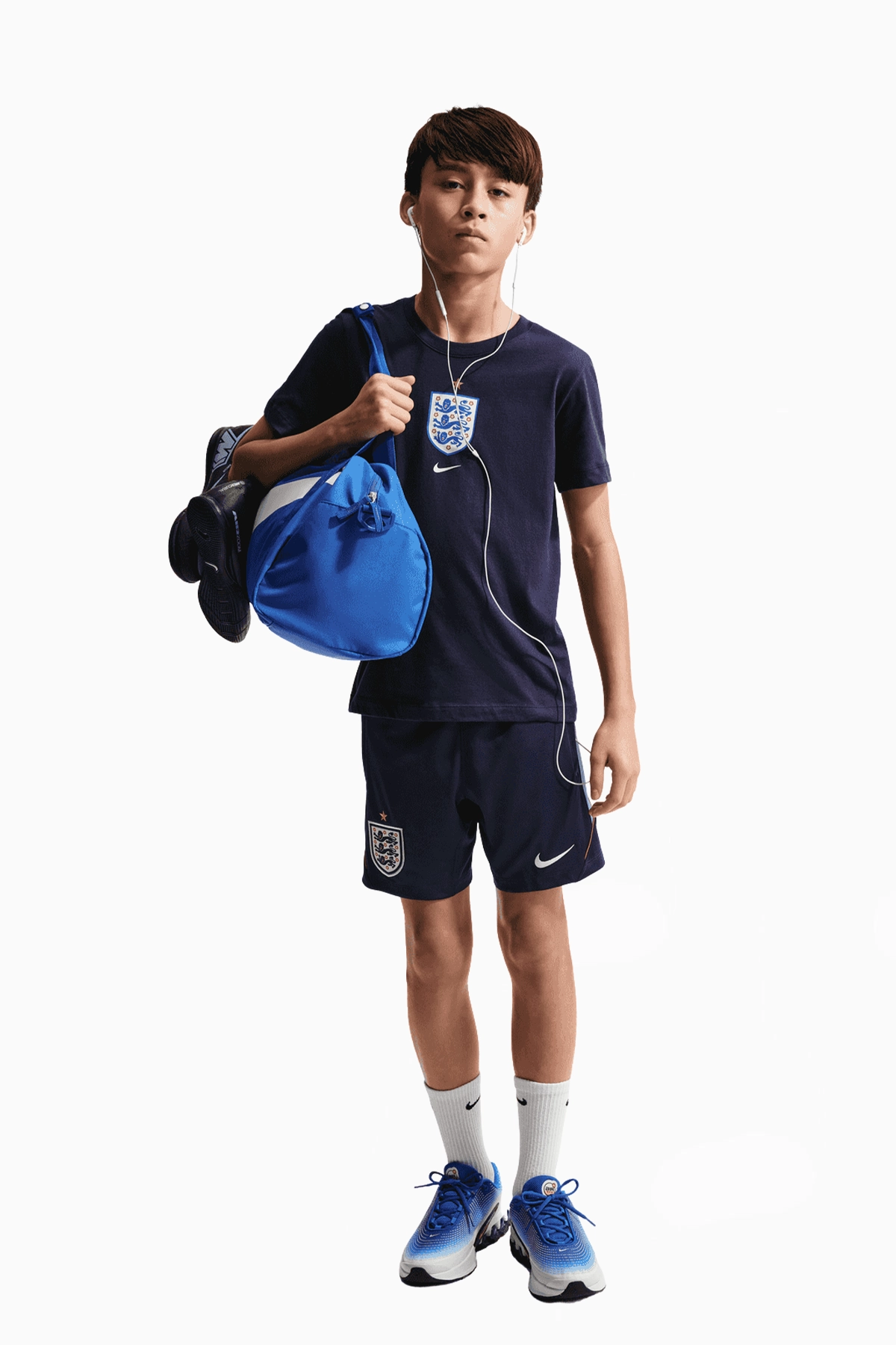 Spodenki Reprezentacji Anglii Nike 2026 Strike Junior - Granatowy