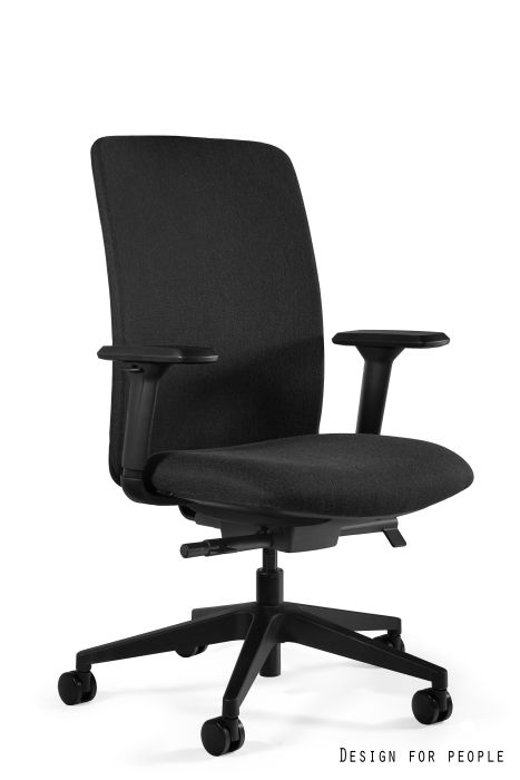 Fotel biurowy ELI M, ergonomiczny, tkanina lub eko-skóra, kolory Unique