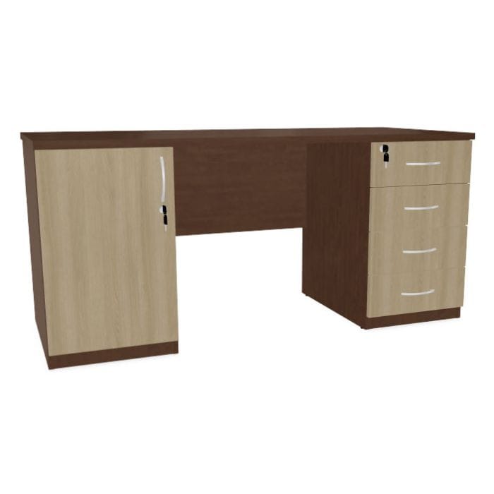 HEBE BP28/7 Biurko szafkowe prawe 158,5x70x74h