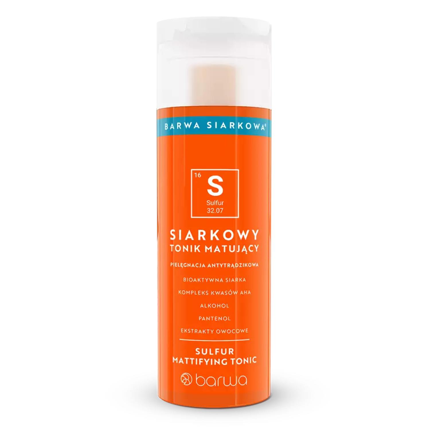 Barwa siarkowa - tonik matujący, 200 ml