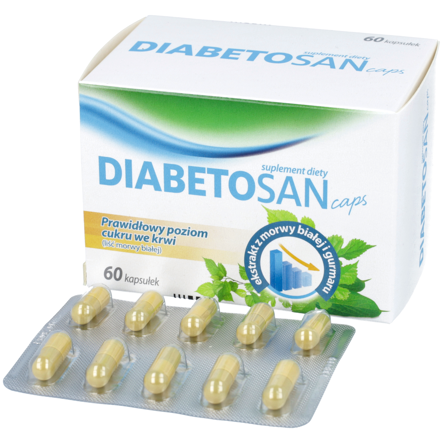 Diabetosan caps, 60 kapsułek (data ważności: 31.10.2026)