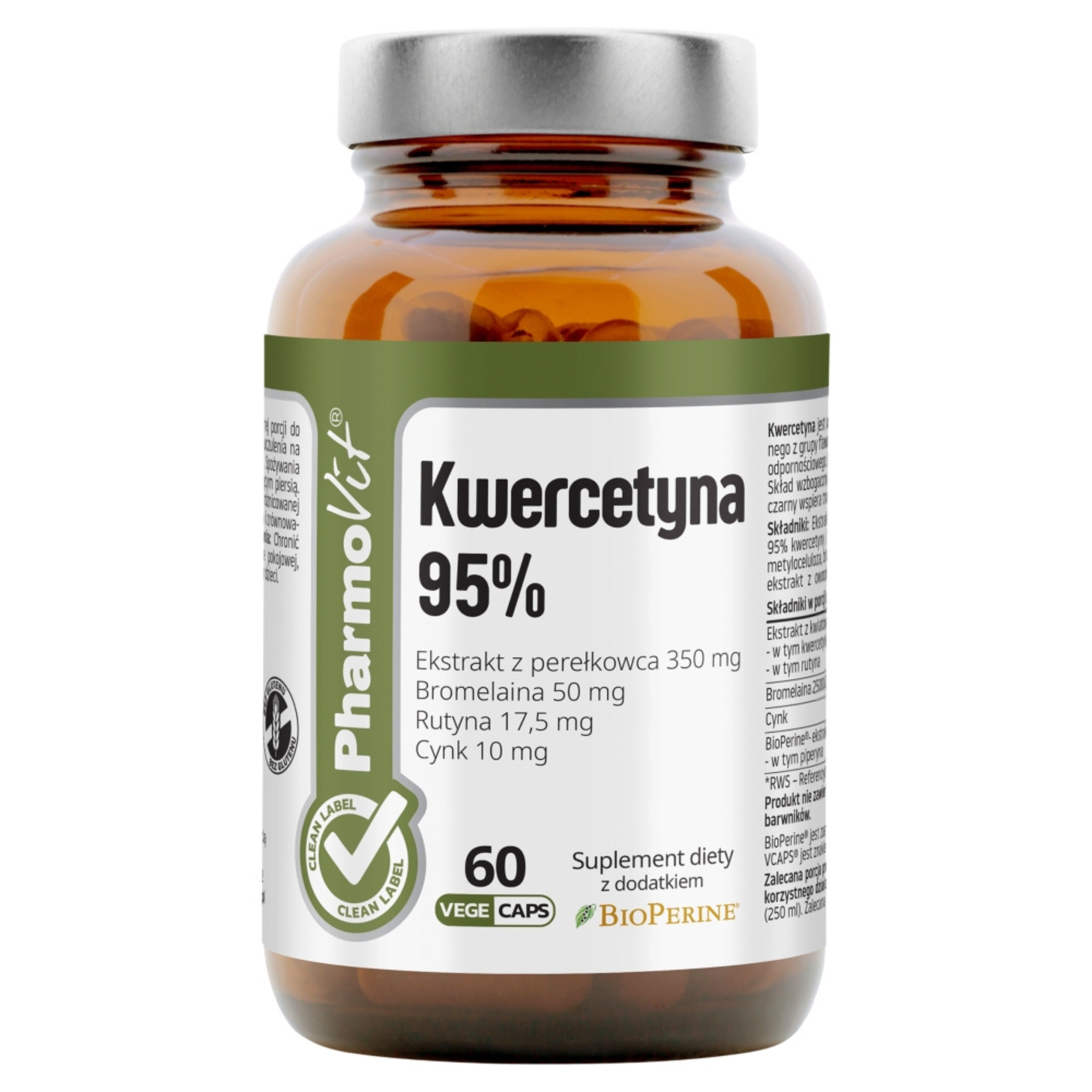 Pharmovit kwercetyna 95% vege, 60 kapsułek