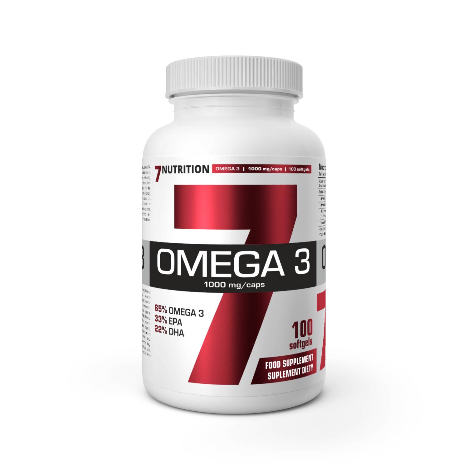 7nutrition omega-3 1000 mg, 100 kapsułek