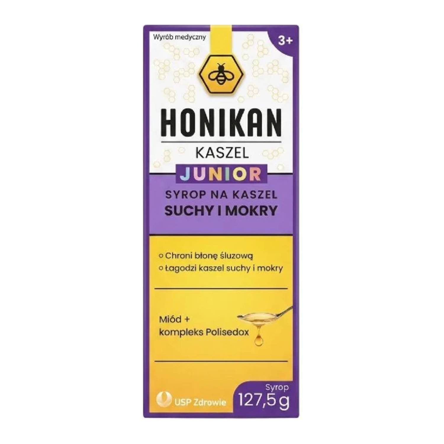 Honikan kaszel junior - syrop dla dzieci, 127,5 g