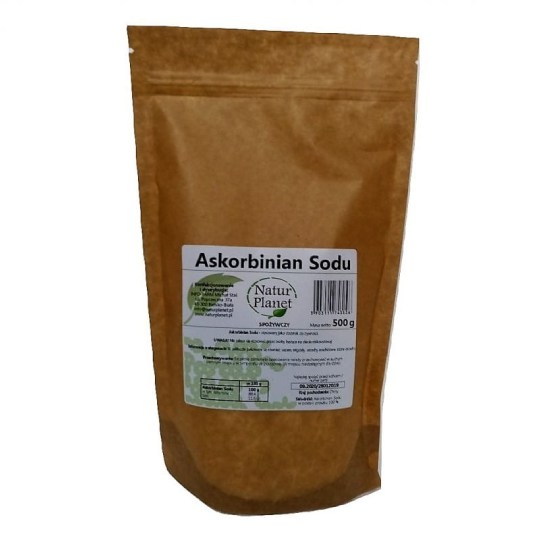 Natur planet - askorbinian sodu, 500 g