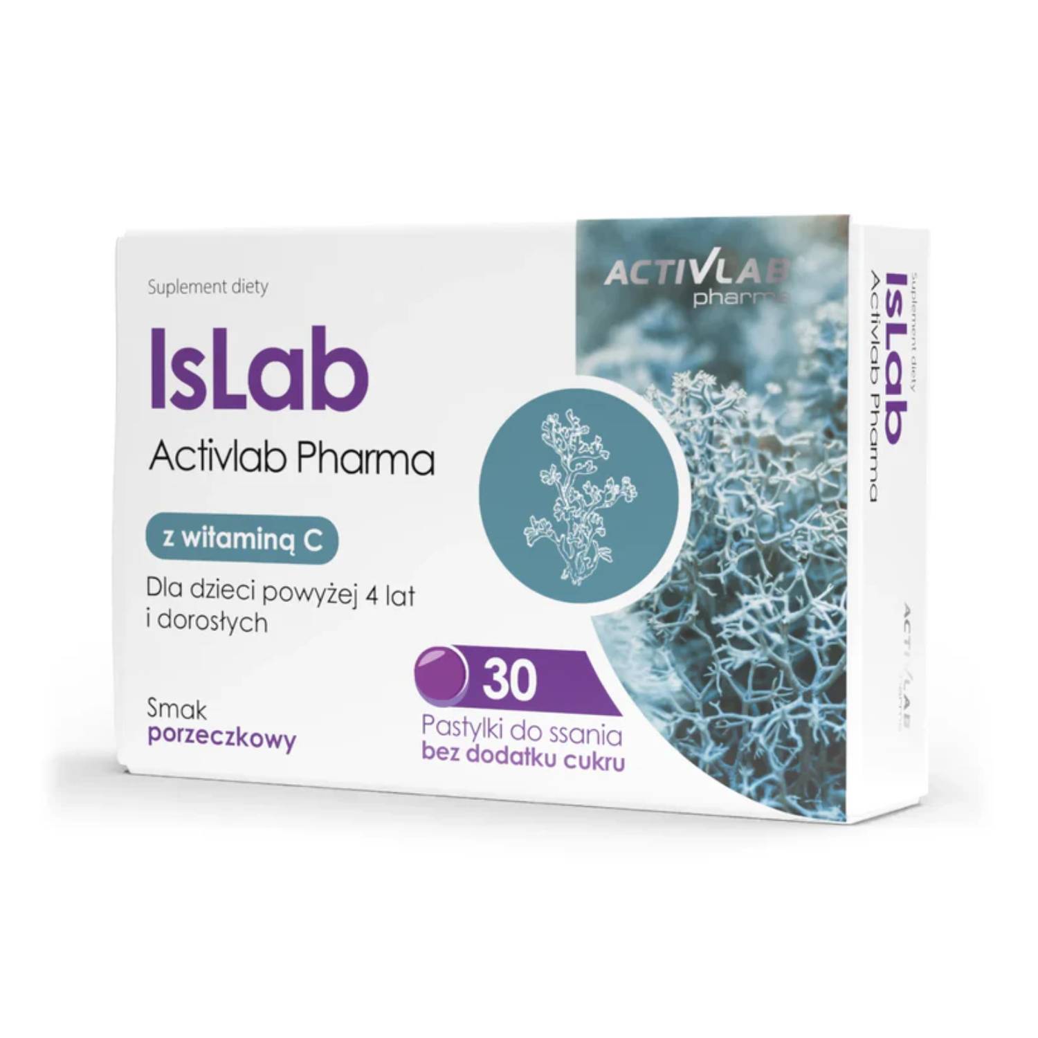 Activlab islab, 30 pastylek do ssania