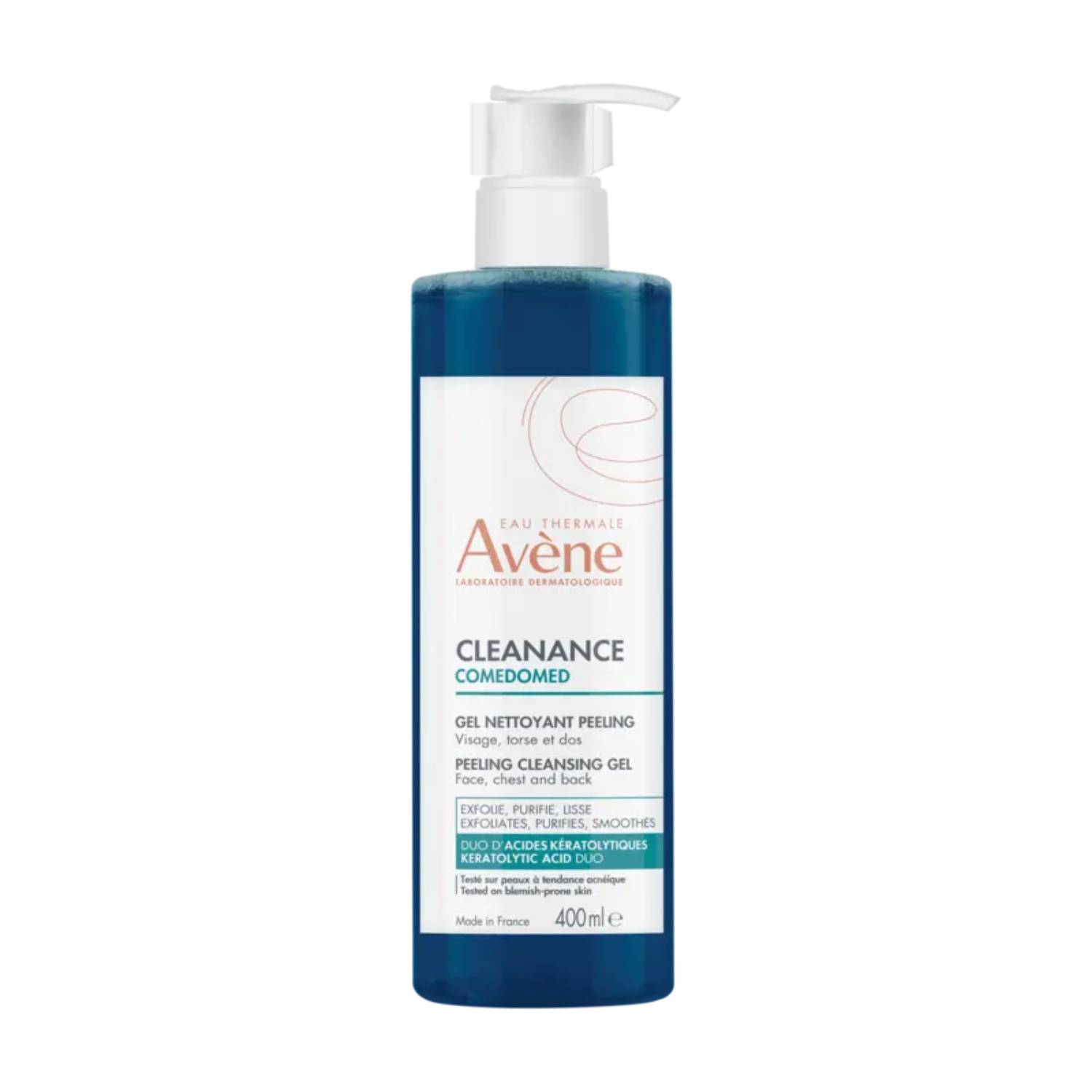 Avene eau cleanance comedomed - złuszczający żel do mycia, 400 ml
