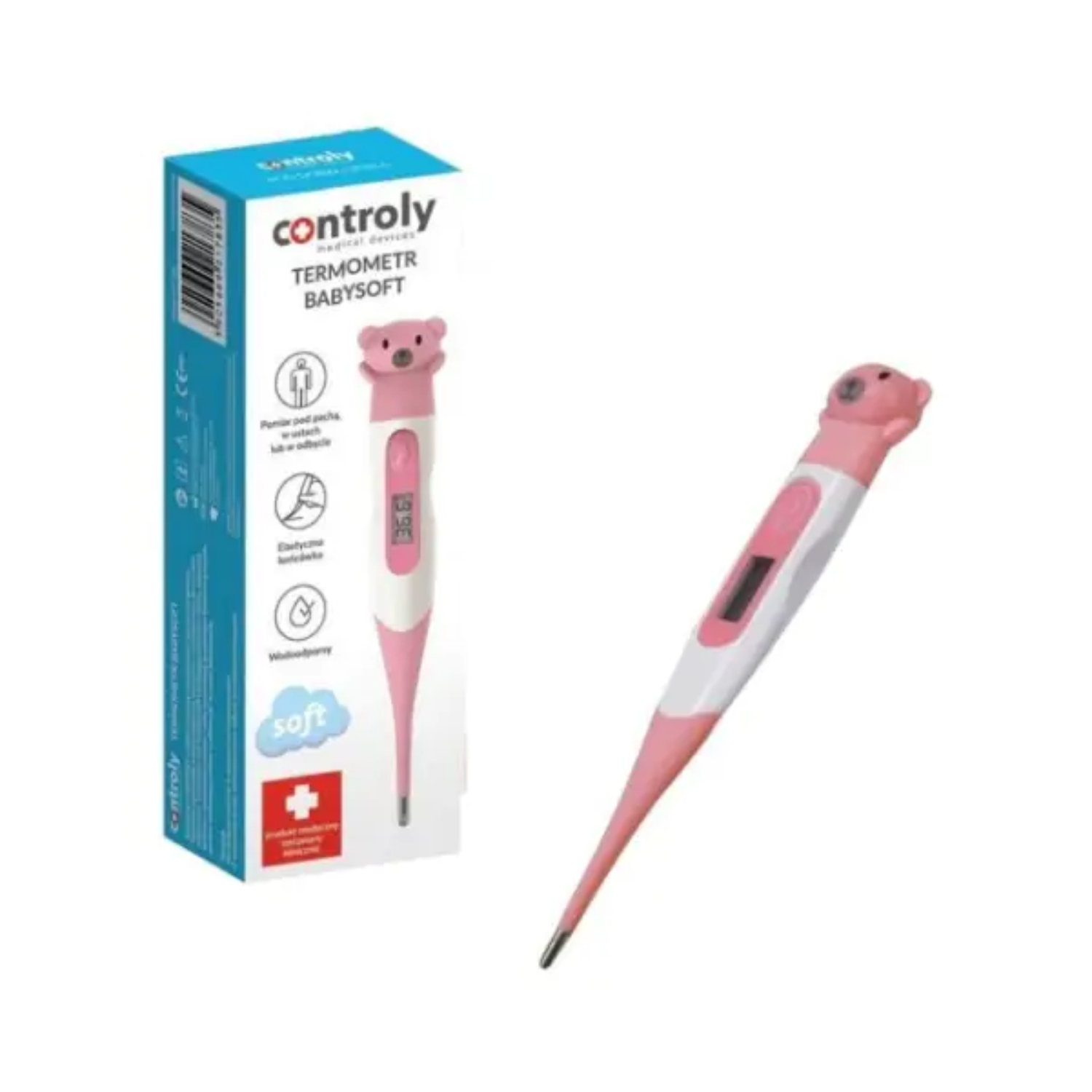 Controly - termometr baby soft, 1 sztuka