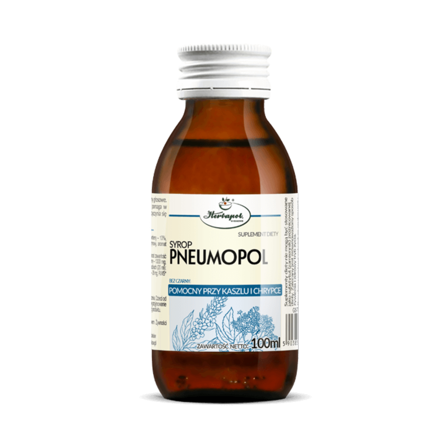 Herbapol kraków syrop pneumopol, 100 ml