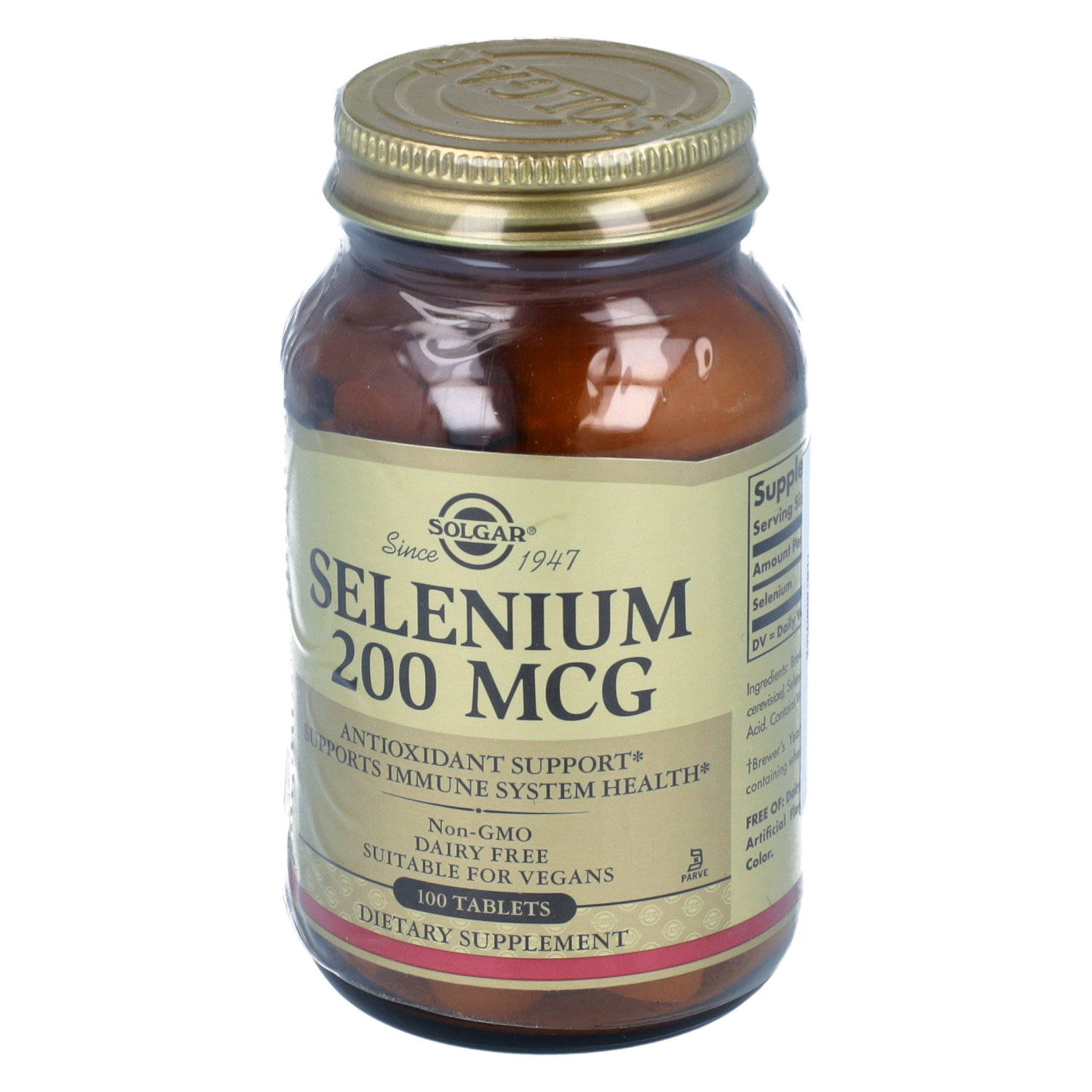 Solgar selenium 200 mcg, 100 tabletek