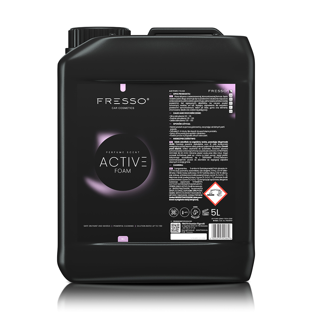 Fresso Active Foam 5L - aktywna piana o lekko zasadowym pH