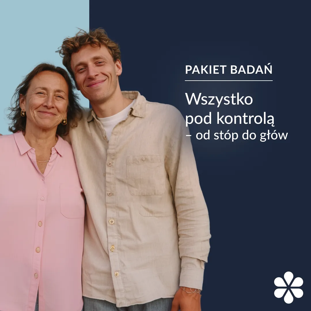 Pakiet badań na prezent „Wszystko Pod Kontrolą – od stóp do głów”