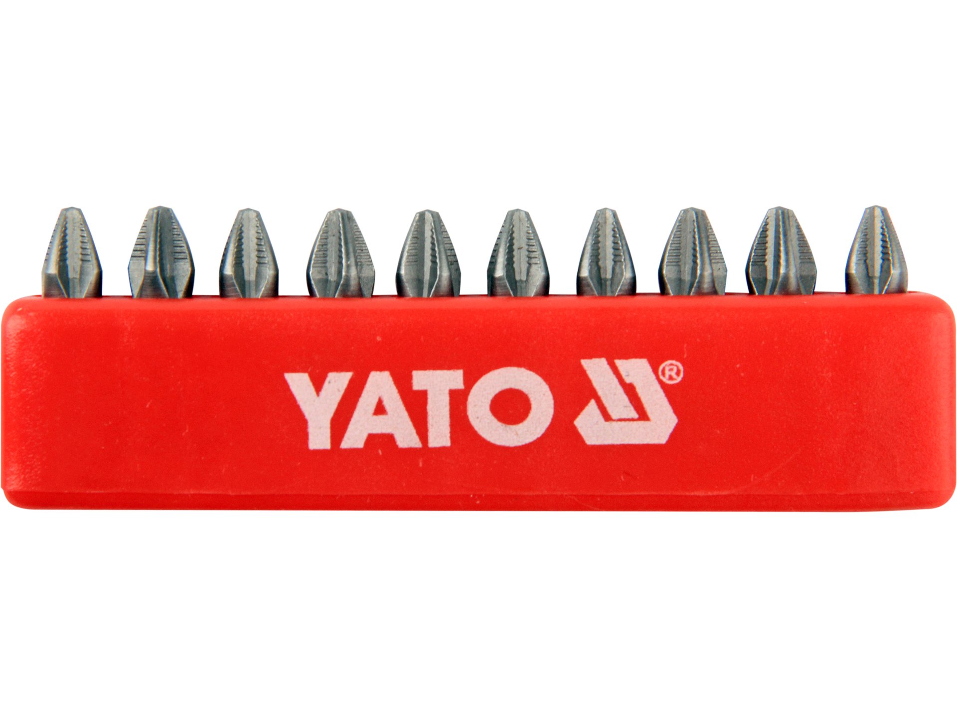 Końcówki wkrętakowe YATO ph2x25mm zestaw 10 szt.uk bity do wkrętarki YT-0475