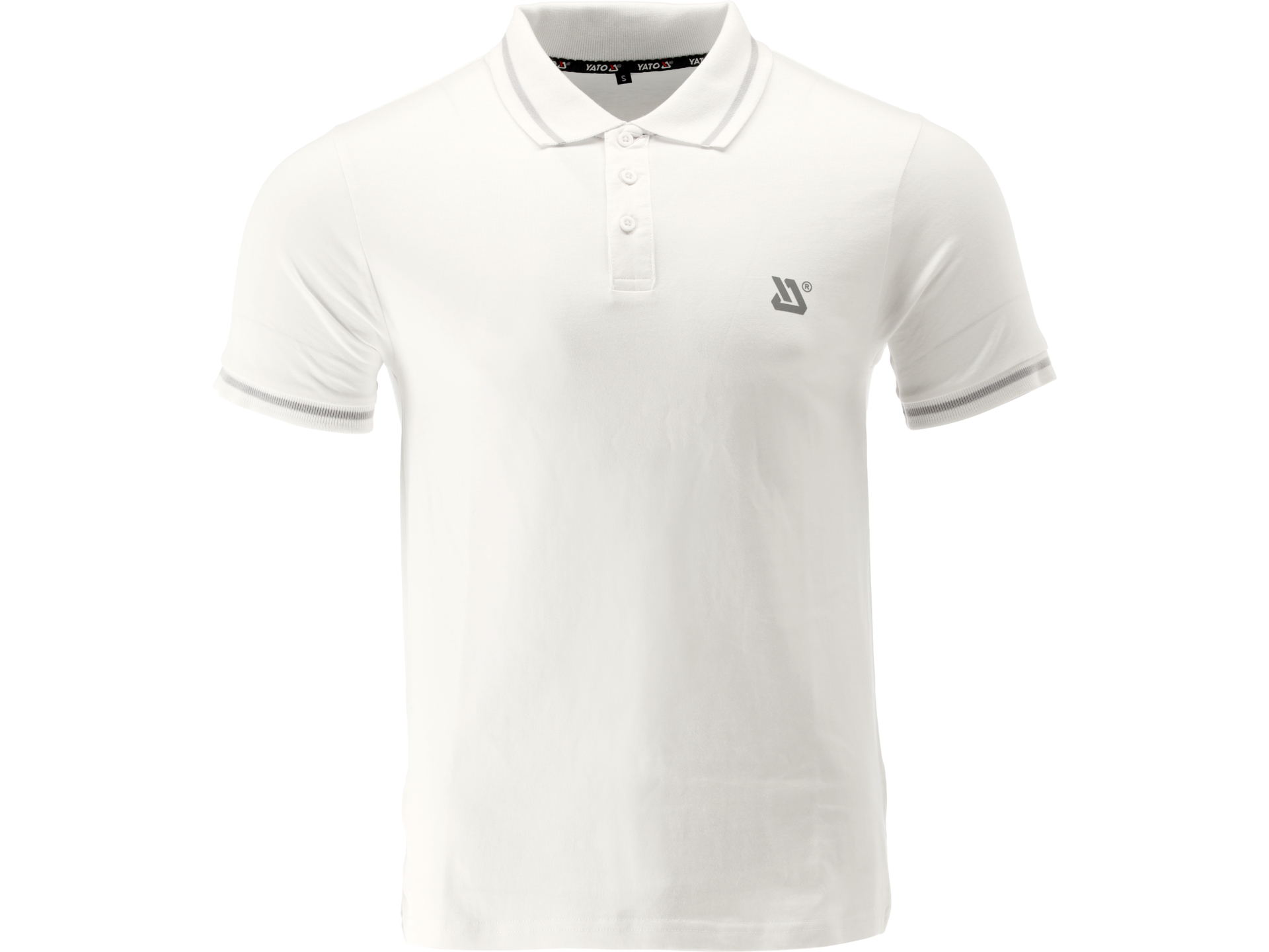Koszulka polo męska YATO soft bawełniana 200g biała krótki rękaw r. L YT-78608