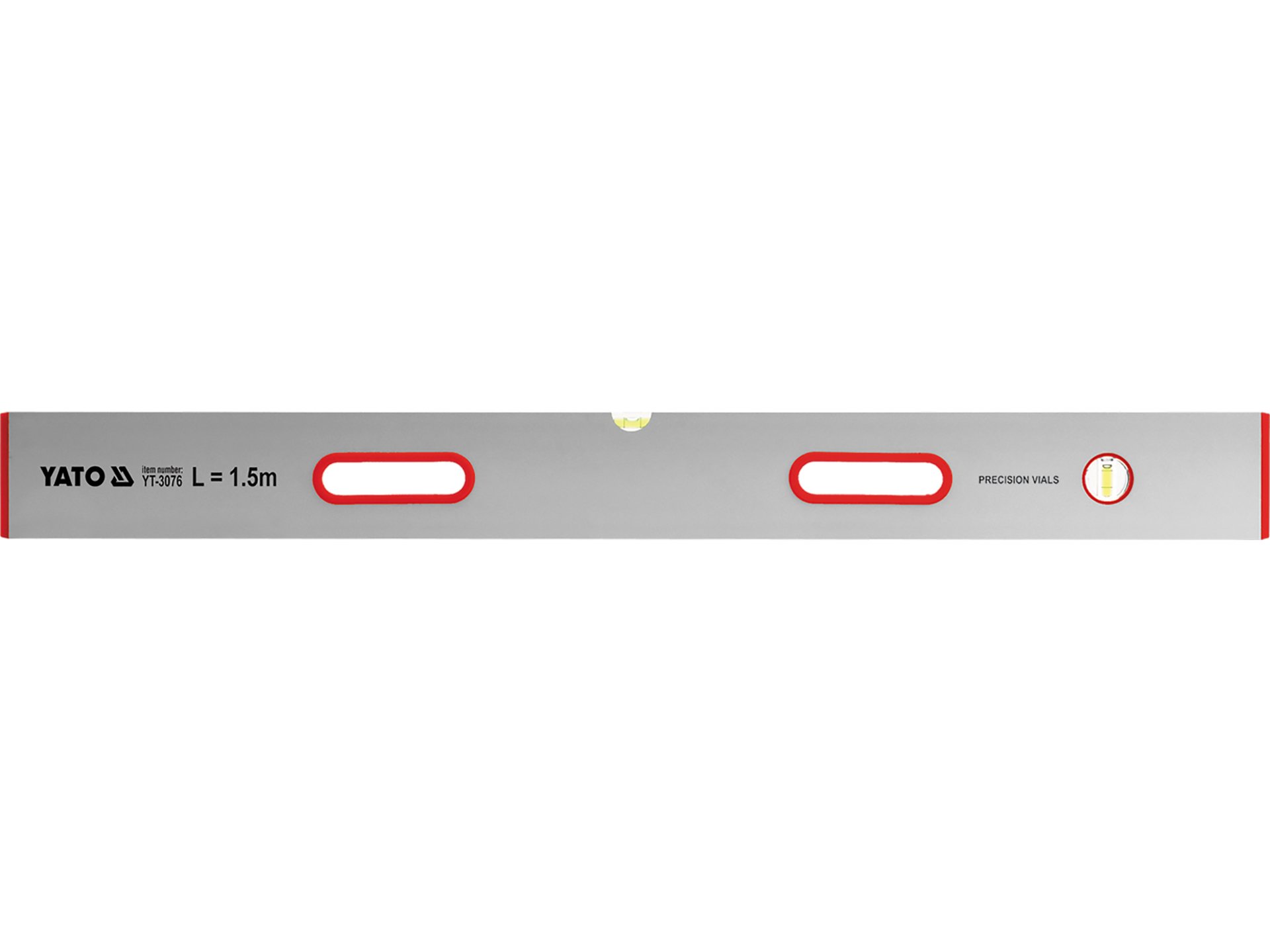 Łata murarska poziomnica YATO 1.5m 150cm aluminiowa z 2 libelkami YT-3076