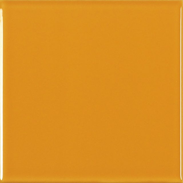 Płytka ścienna hiszpańska Vilar Albaro MONOCOLOR OCRE LISO błyszcząca