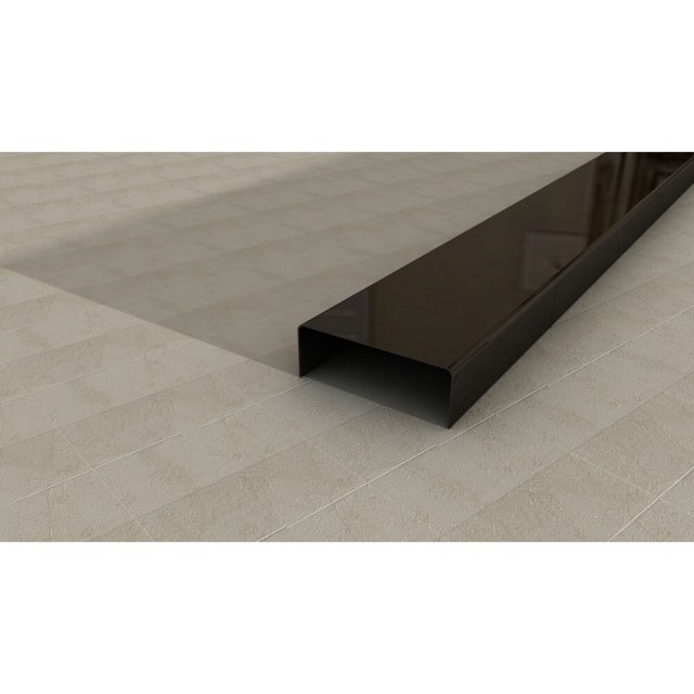 Listwa ze stali nierdzewnej BLACK S30 3 x 270
