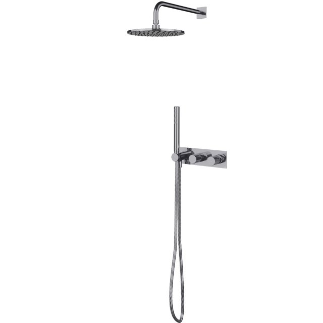 OMNIRES System prysznicowy CONTOUR podtynkowy chrom połysk SYSCT10CR