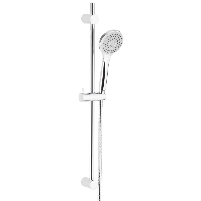 KFA Zestaw prysznicowy MORRIS rączka 3-funkcyjna + wąż 1500 mm chrom