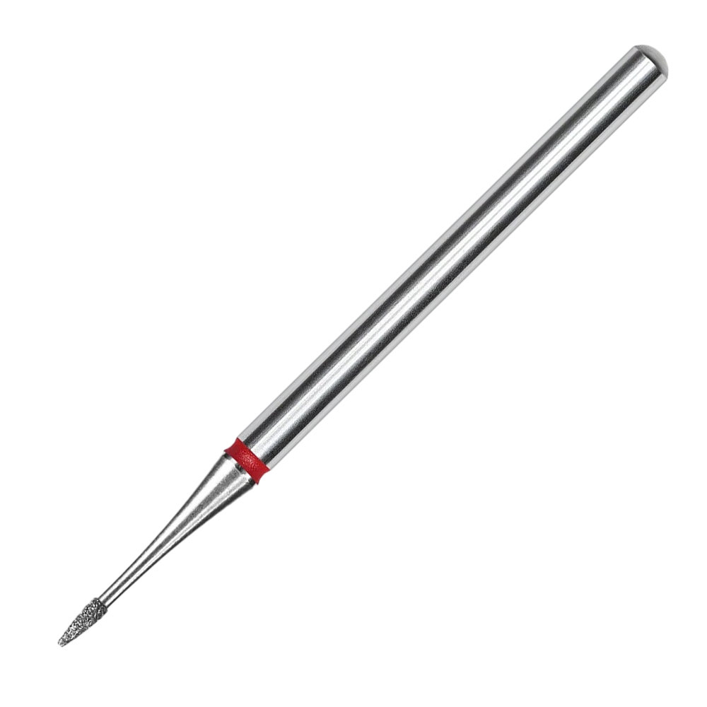 Frez diamentowy płomień mini czerwony Staleks Expert 1/3mm