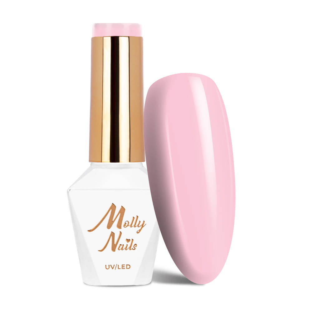 Lakier hybrydowy LED/UV Gel Polish Molly Nails Fancy Fashion Nr 330 Affection HEMA/Di-HEMA Free 8g