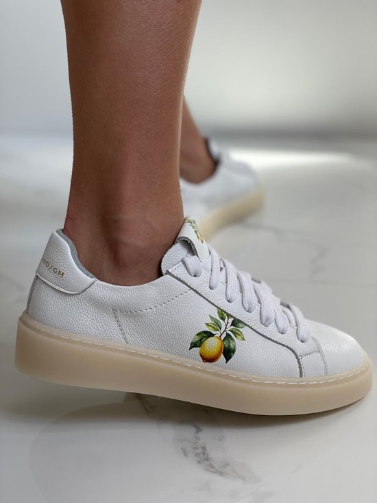 Sneakers SN20 Biały / Cytryna
