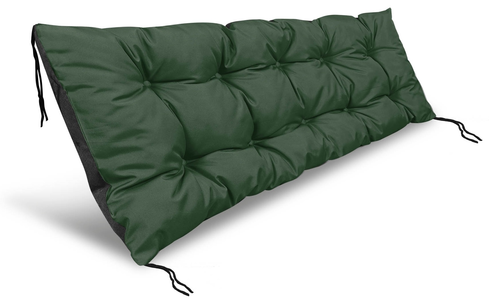 Poduszka ogrodowa 100x50 cm na ławkę huśtawkę palety wodoodporna zielona