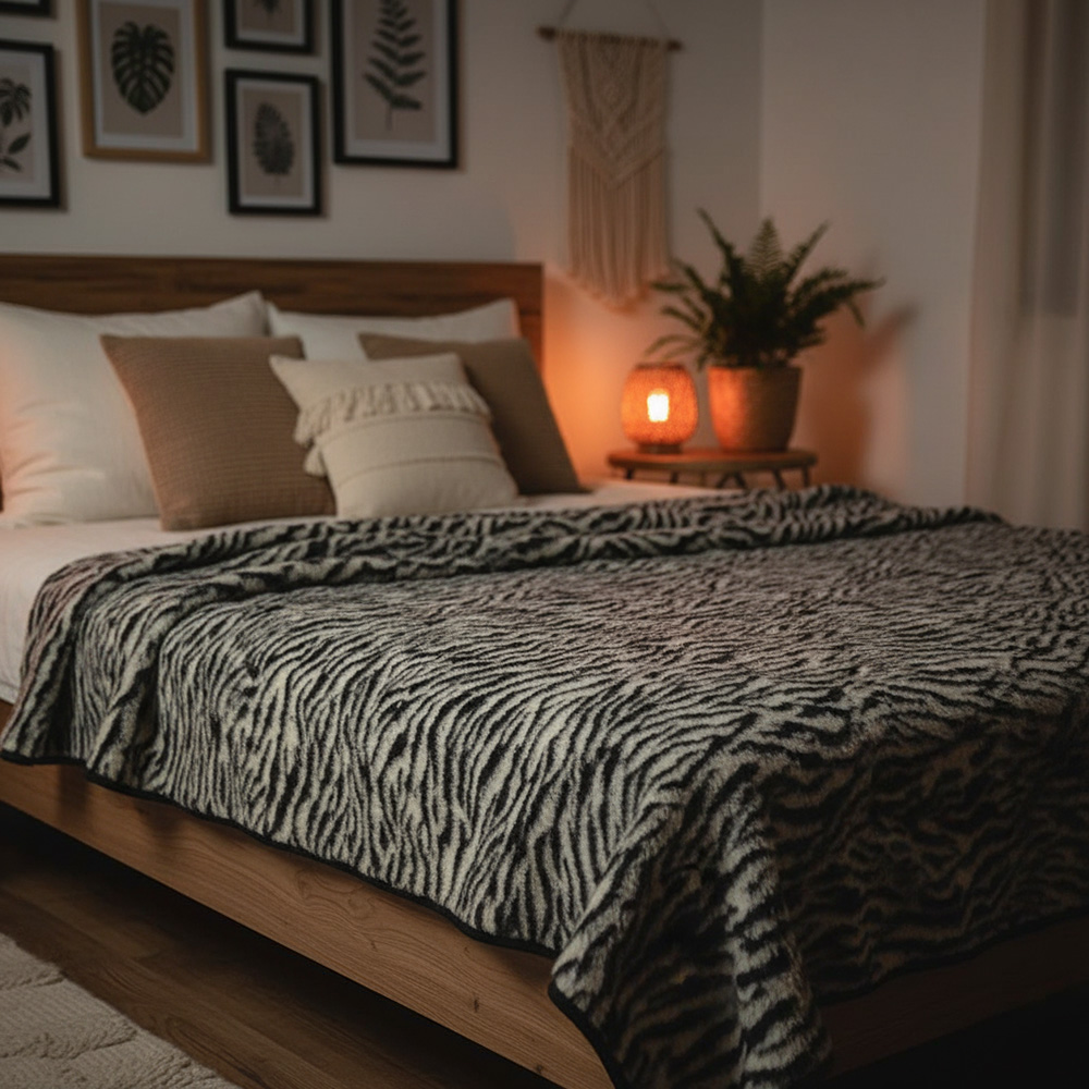 koc wełniany merynos australijski zebra Woolmark 200x200