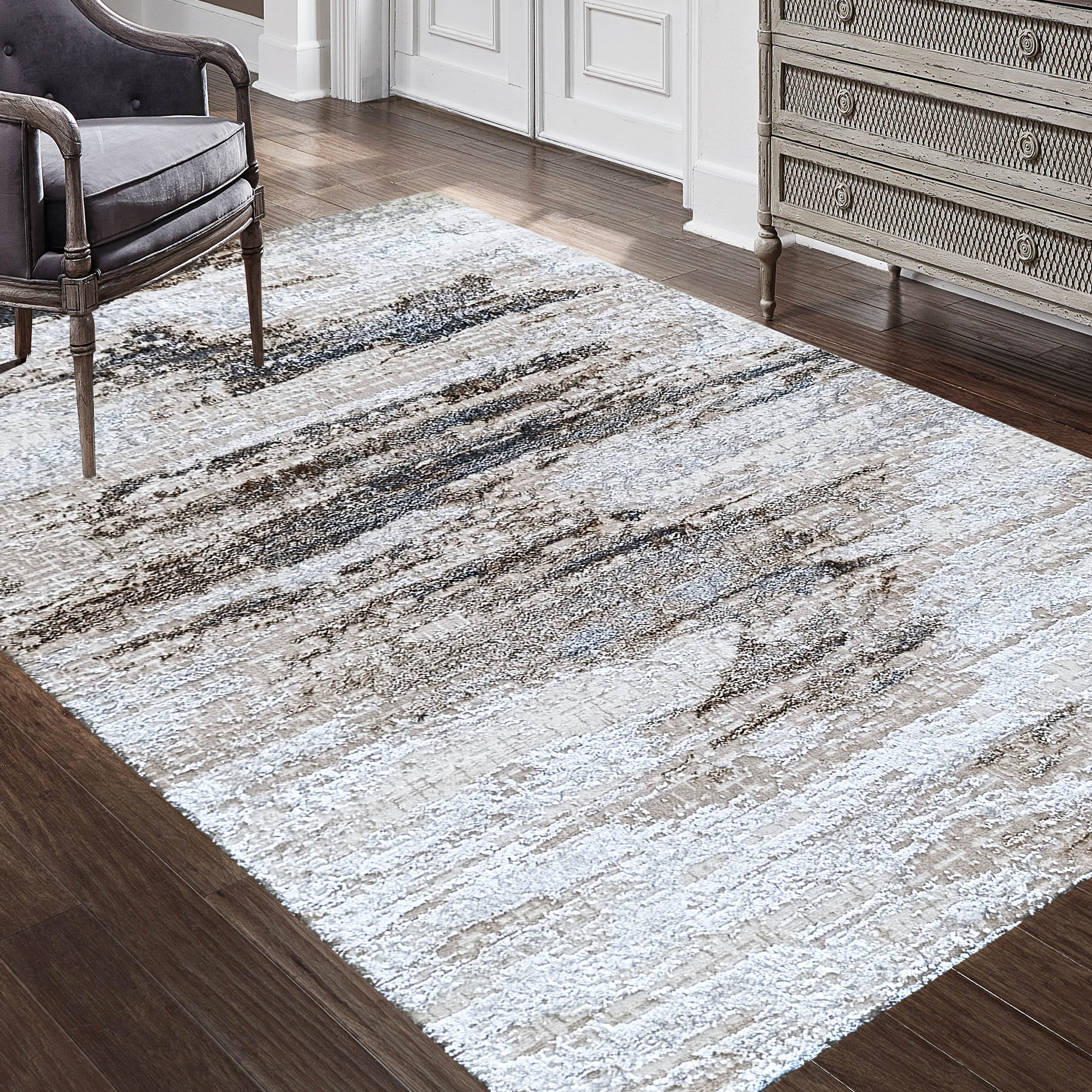 Dywan - 160 x 220 cm - Wielokolorowy - Nowoczesny - Dywanopol