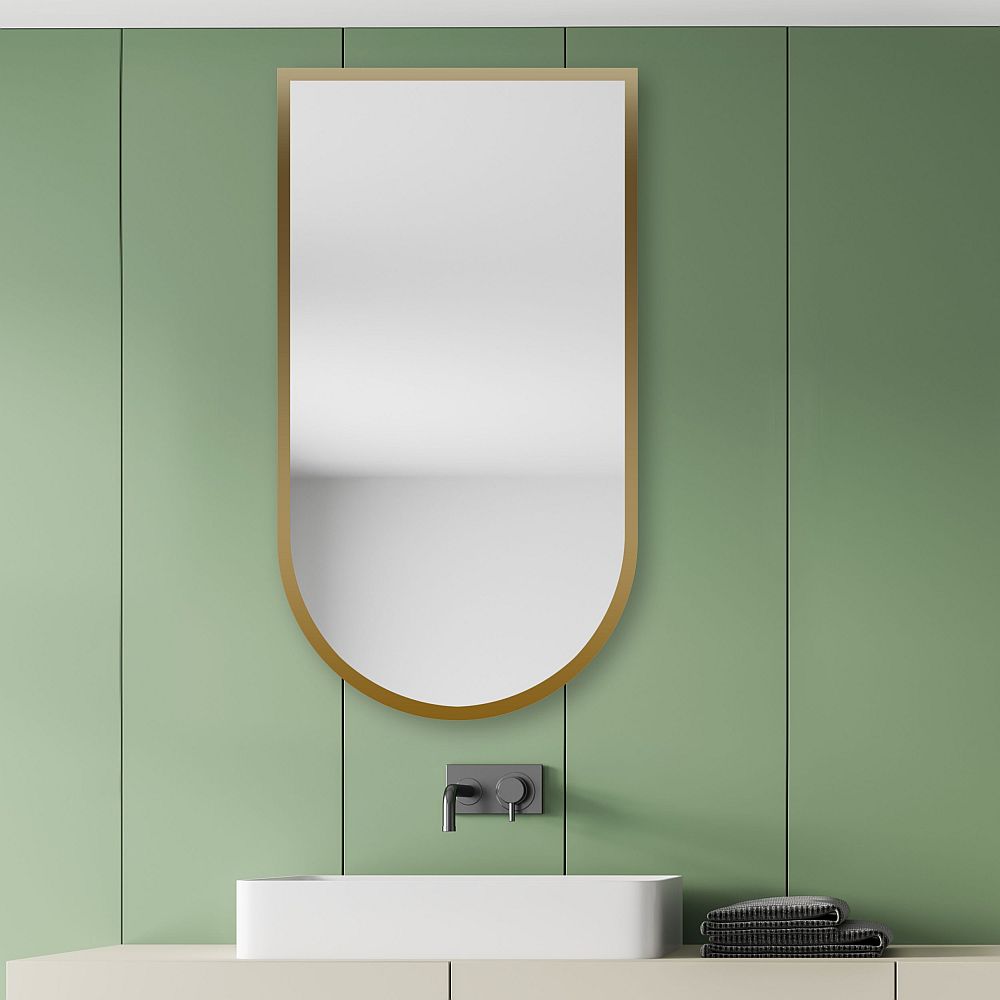 Darmowa Dostawa - Lustro 40x110 cm złoty Guarda Tamo FORTAMZLOTY40X110
