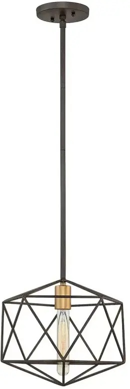 Darmowa Dostawa - Lampa wisząca 1x60 W złota-brązowa Elstead Lighting Astrid HKASTRIDMP