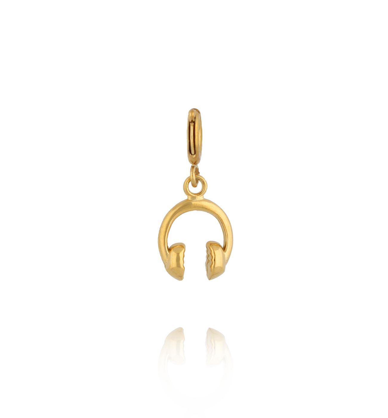 Charms złote słuchawki CHA0264