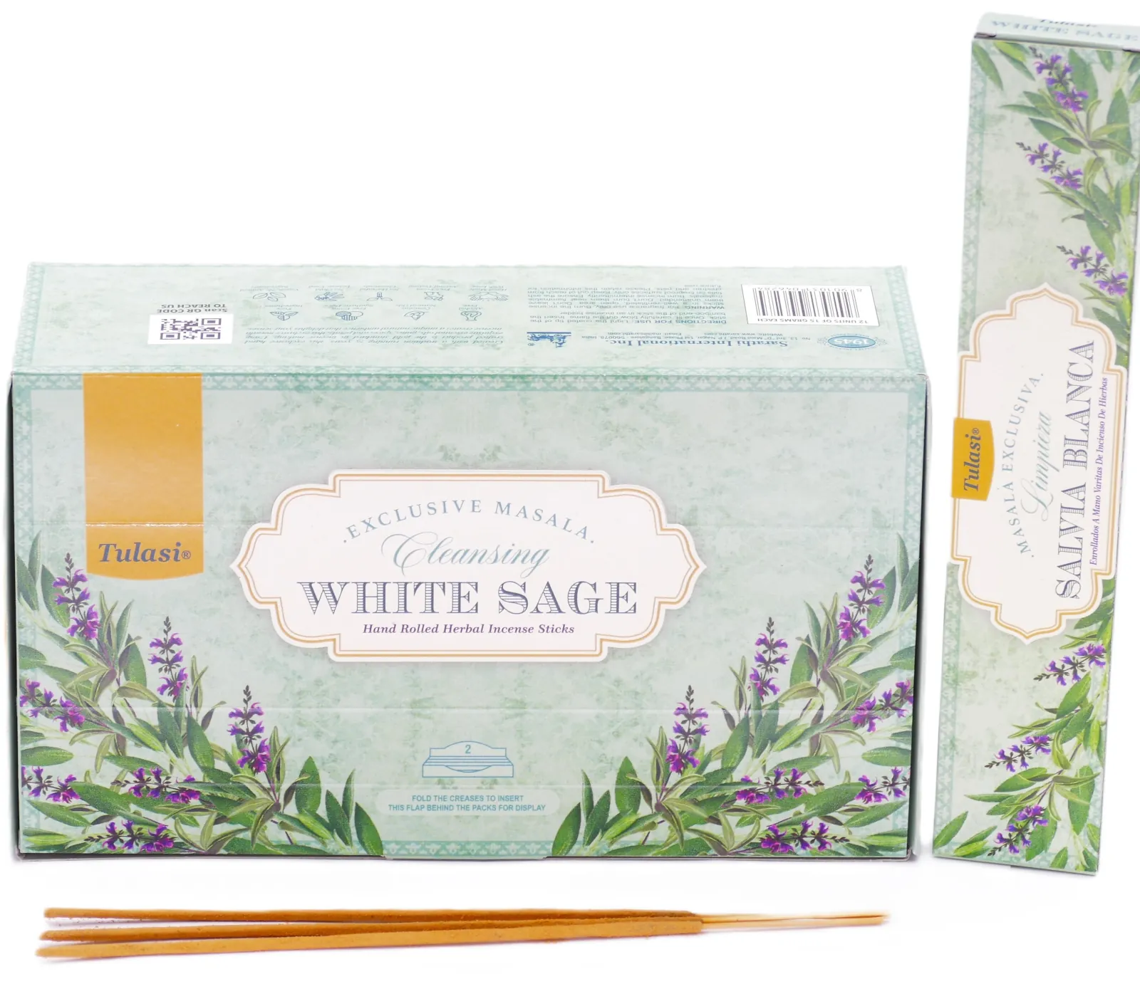 Kadzidełka TULASI White Sage (biała szałwia) - 15g