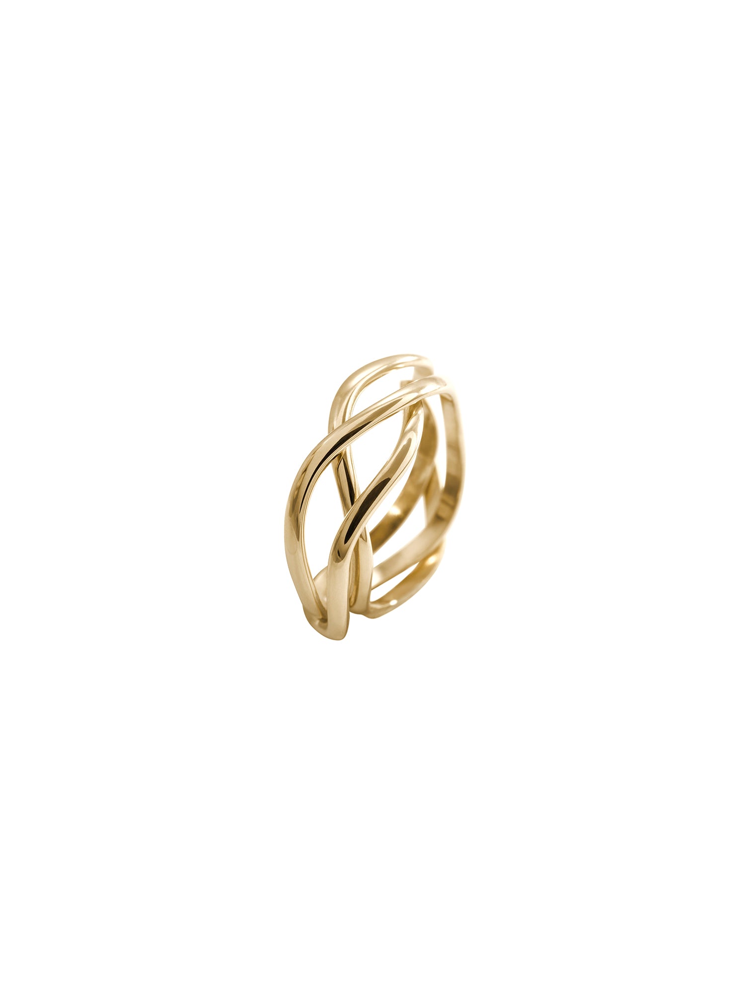 Nila Ring N°3 - łączony pierścionek o falującej formie, 13