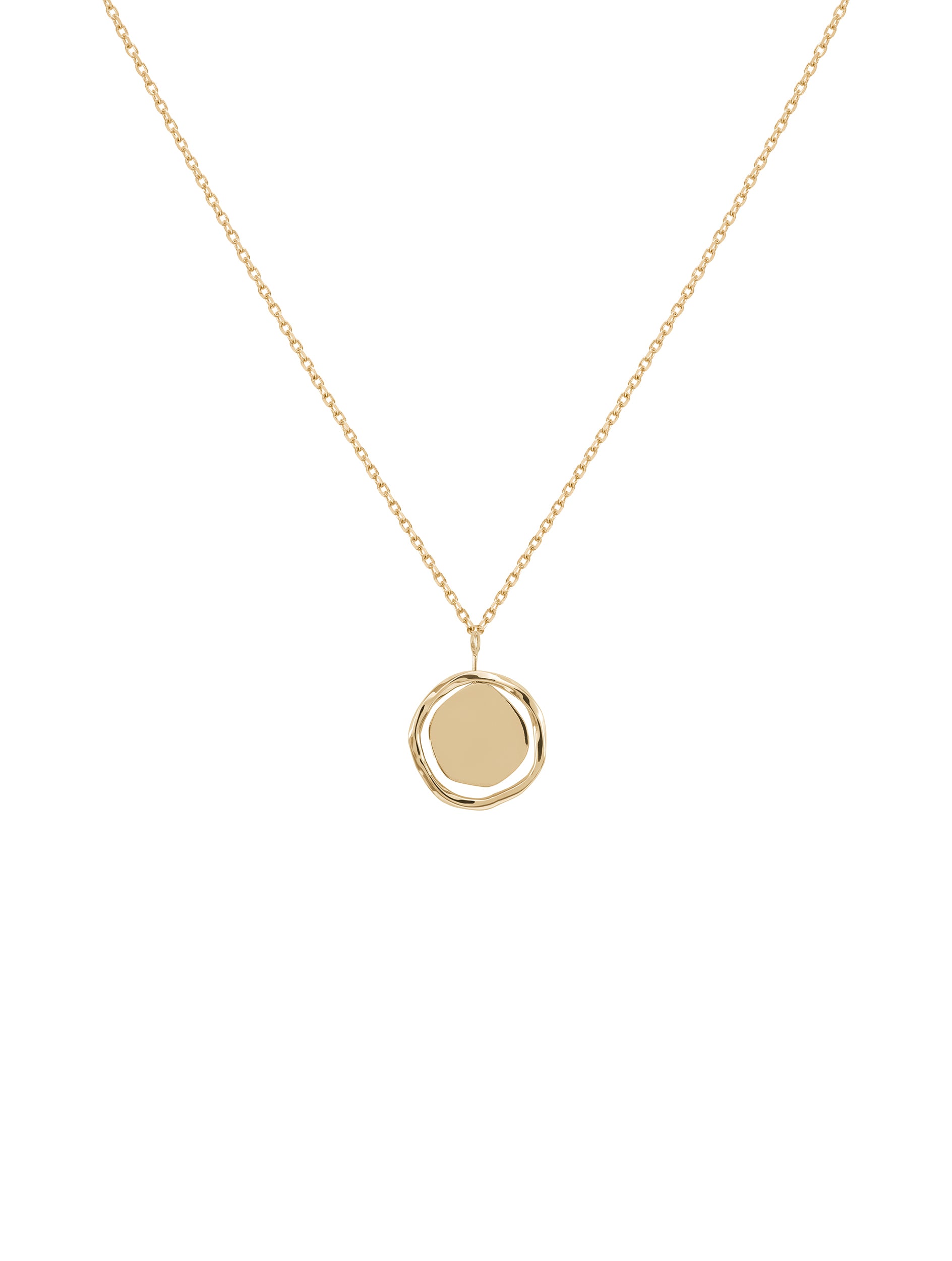 Wabi Necklace N°1 - naszyjnik z zawieszką o nieregularnym kształcie, 55