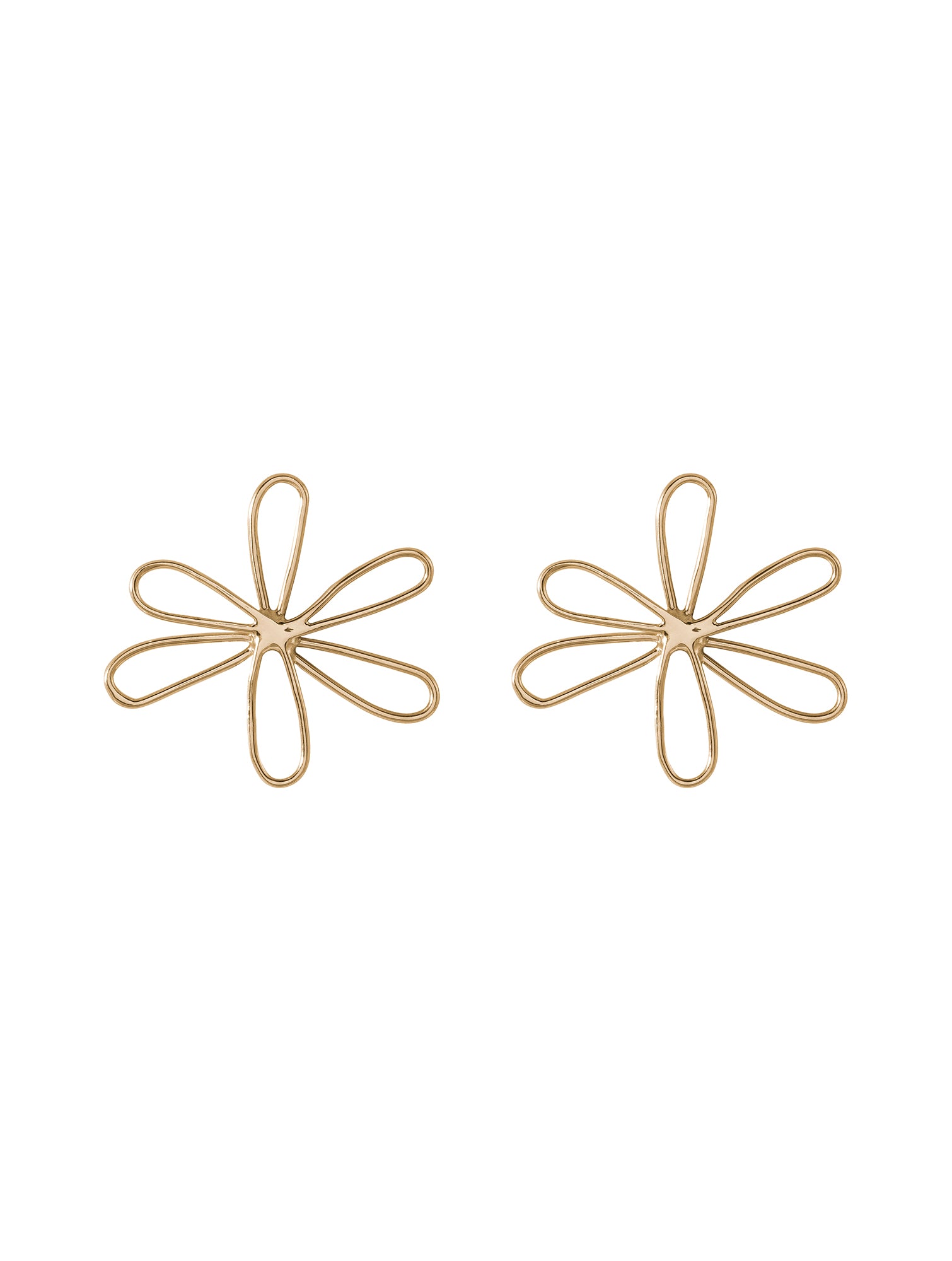 Fuji Earrings N°3 - duże kolczyki w kształcie kwiatków