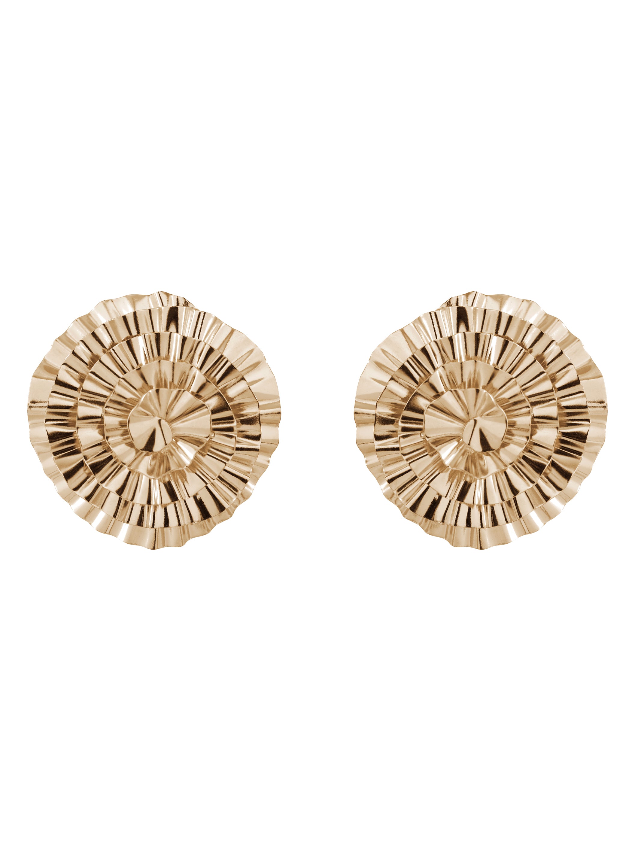Primavera Earrings - Kolczyki skręcane w falistą formę