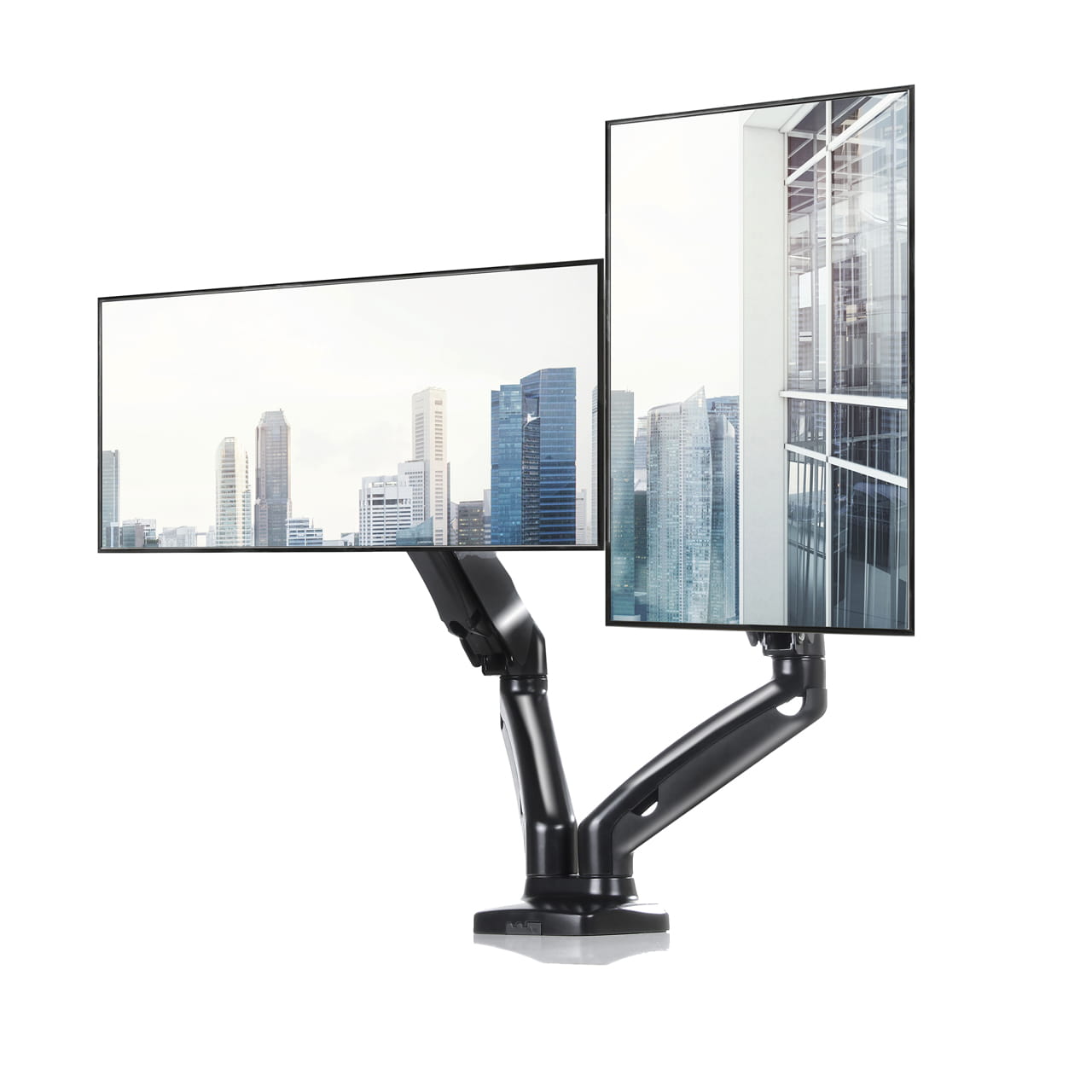 ART Uchwyty do monitora x2 UM116 biurkowy gazowy - Henryx24
