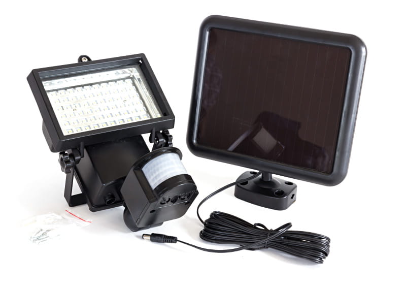 LAMPA LED 60 +AKU +panel słoneczny ZD45 halogen solarny - Henryx24